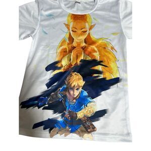 The Legend of Zelda Unisex Kids 3D Print T-Shirt Size 8 Multicolor